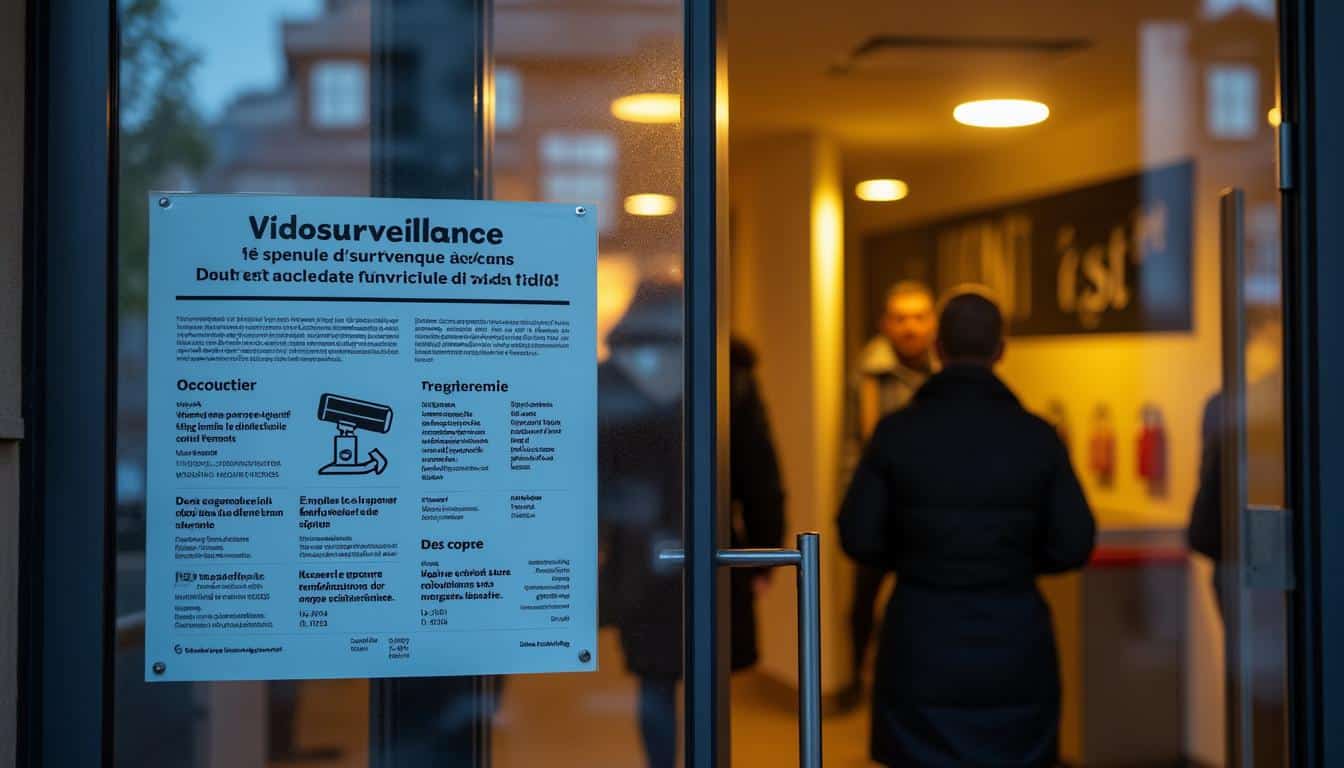 Illustration: Définition et rôle de l’affiche de vidéosurveillance