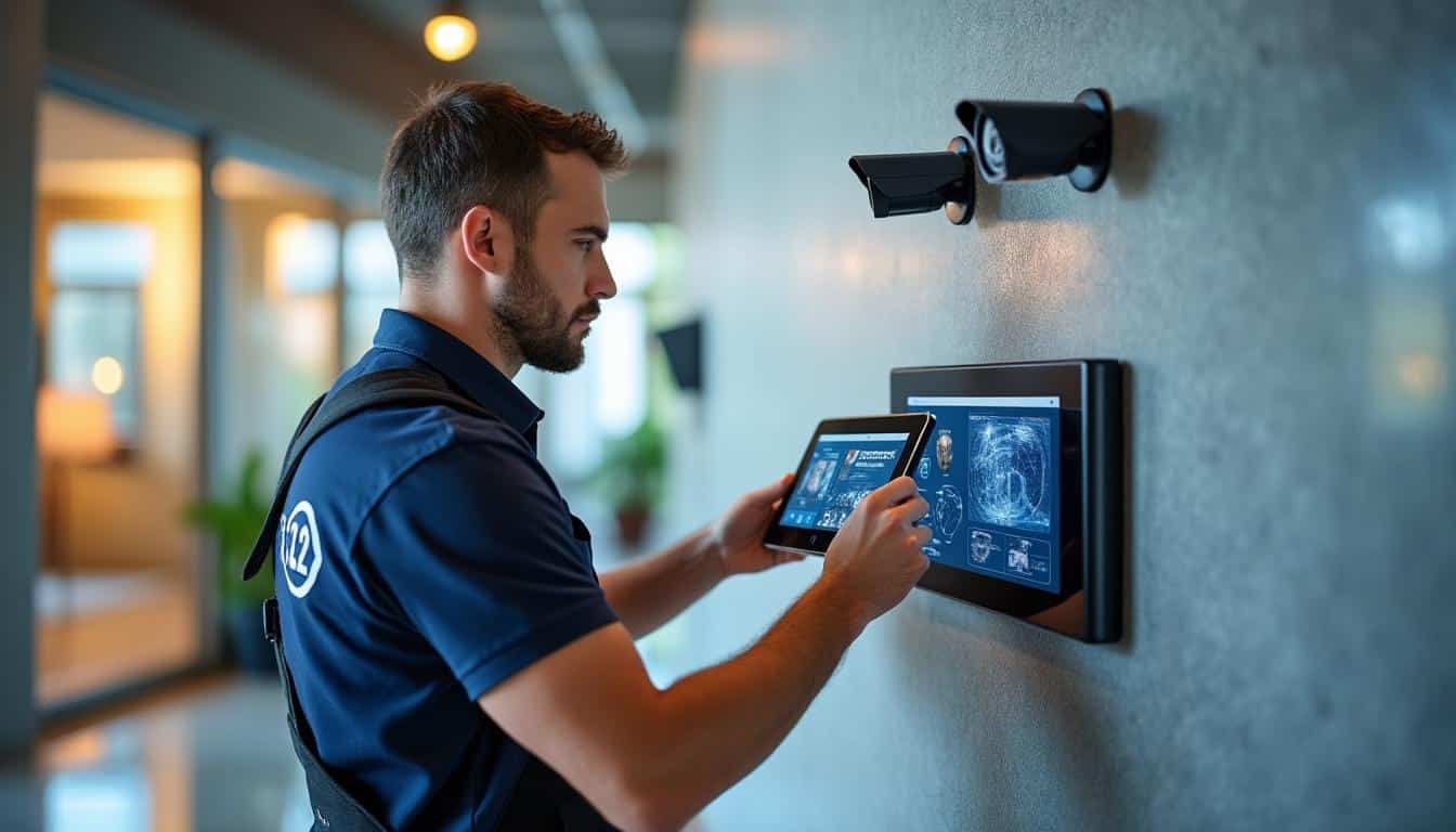 Illustration: Présentation du métier de technicien en alarme et vidéosurveillance