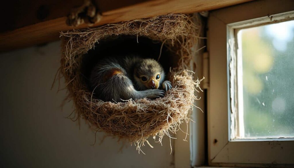 Nid de guêpe maçonne dans la maison : reconnaître et agir