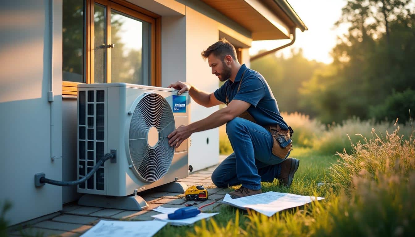 Illustration: Comprendre le fonctionnement d’une pompe à chaleur air air et ses composants