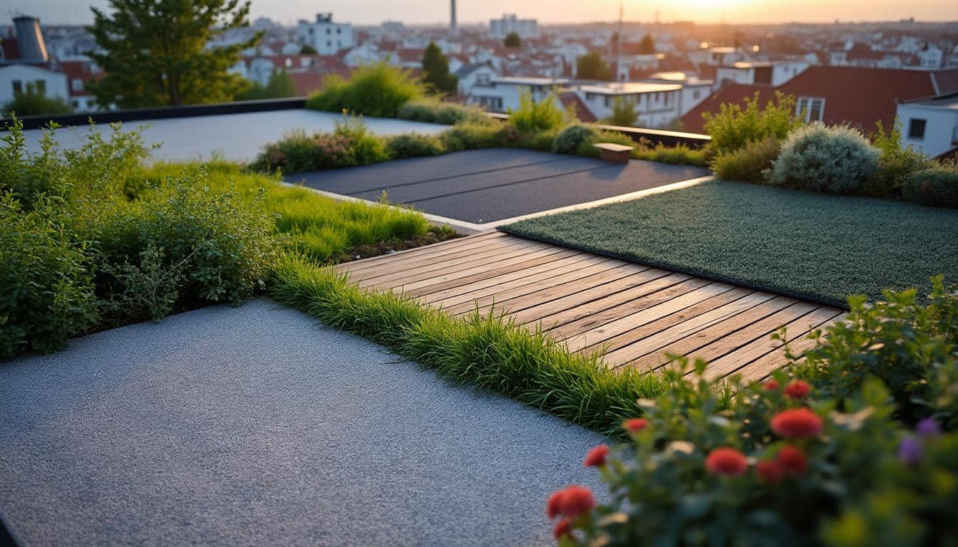 Illustration: Les différents types de terrasses toiture et leur impact sur l’isolation