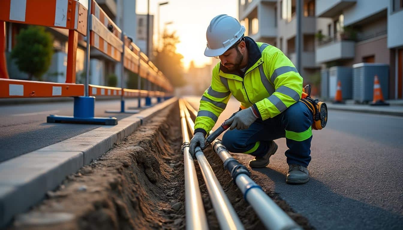 Illustration: Définition et rôle du maçon VRD dans la voirie et les réseaux divers