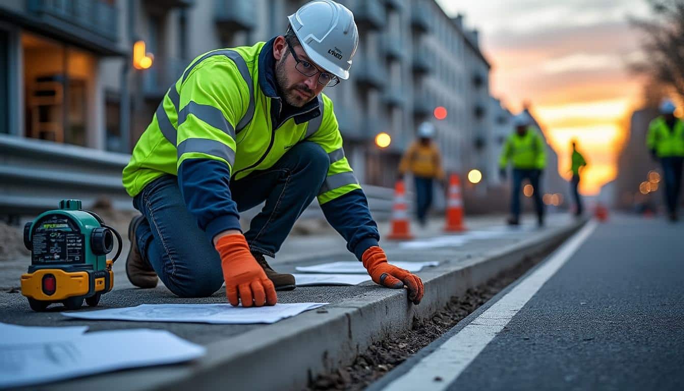 Illustration: Missions principales et tâches quotidiennes du maçon VRD sur chantier