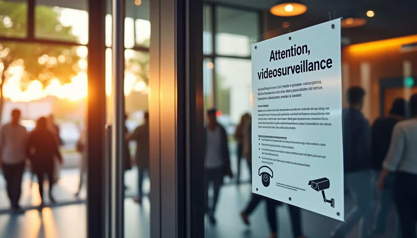 Illustration: Comprendre le modèle d’affiche de vidéosurveillance PDF gratuit et ses obligations légales