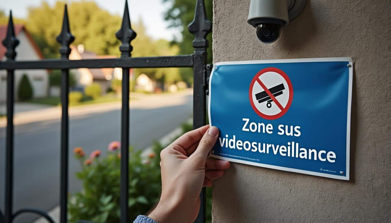 Illustration: Les obligations d’affichage et d’information pour un particulier équipé d’un système de vidéosurveillance