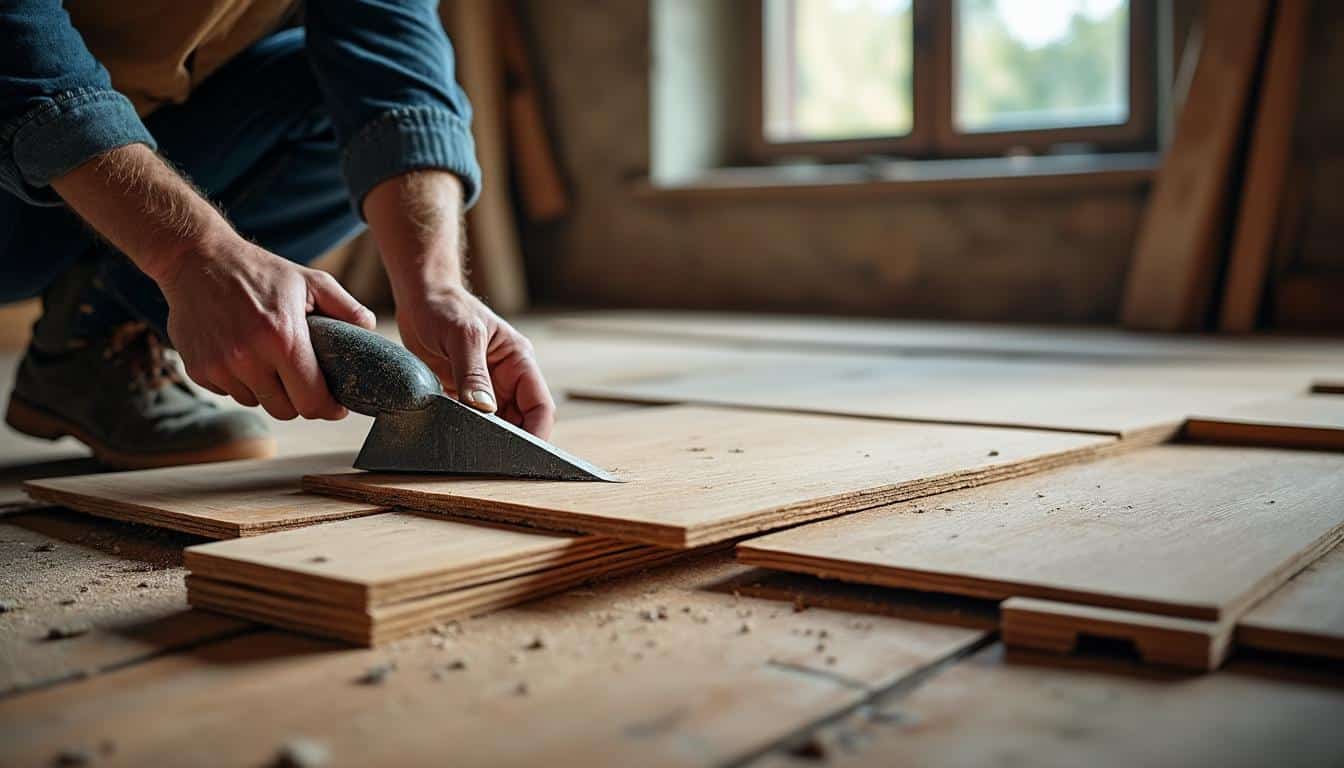 Illustration: Définition et caractéristiques du parquet contrecollé pour la pose