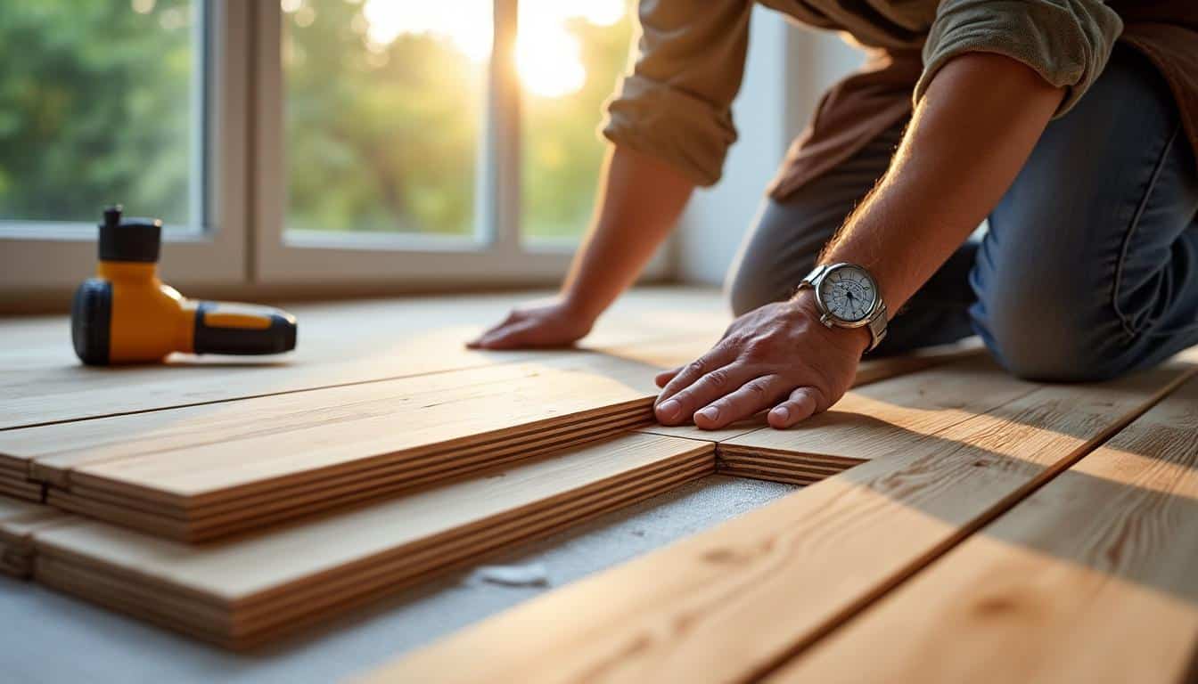 Illustration: Définition et principes de la pose flottante du parquet