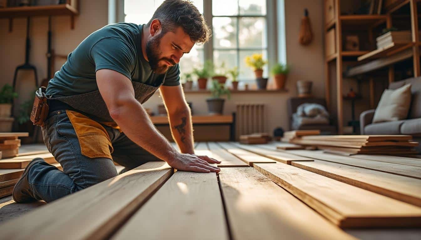 Illustration: Les systèmes de rainure et languette à clipser ou coller pour la pose flottante du parquet