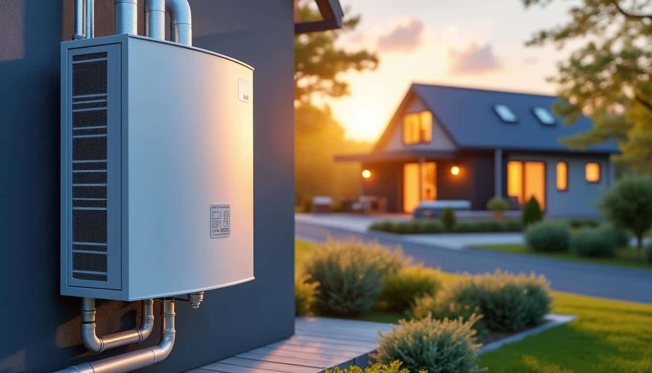 Illustration: Fonctionnement détaillé de la pompe à chaleur air-eau réversible