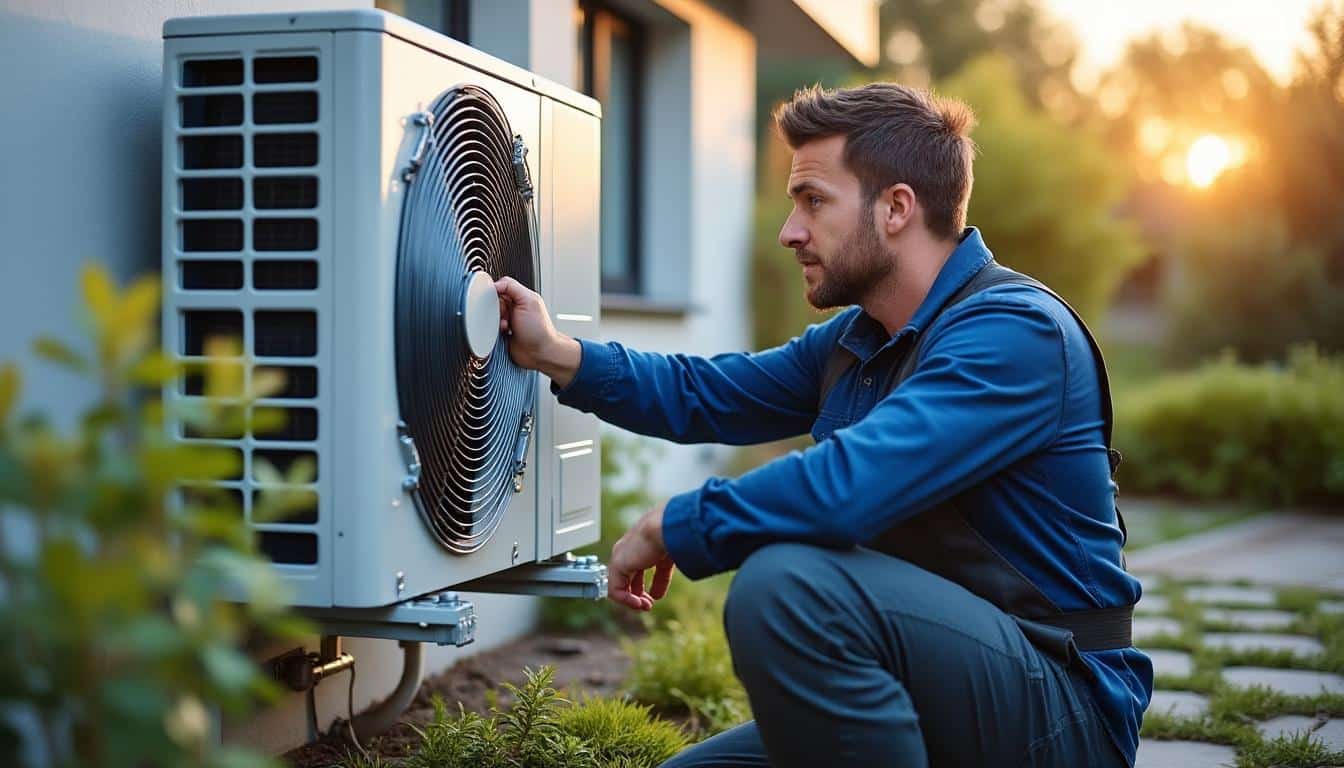 Illustration: Fonctionnement détaillé d’une pompe à chaleur monobloc air eau