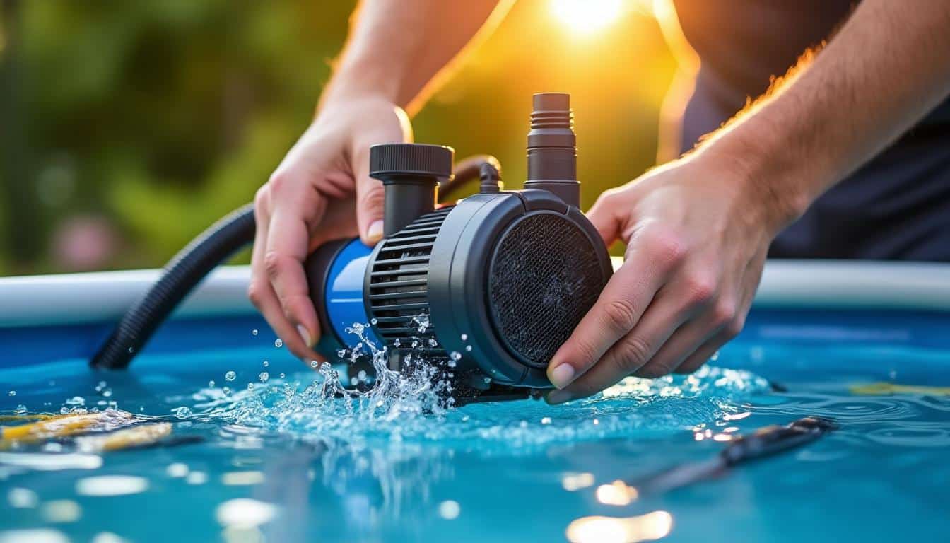 Illustration: Comprendre le rôle de la pompe dans le système de filtration de piscine Intex