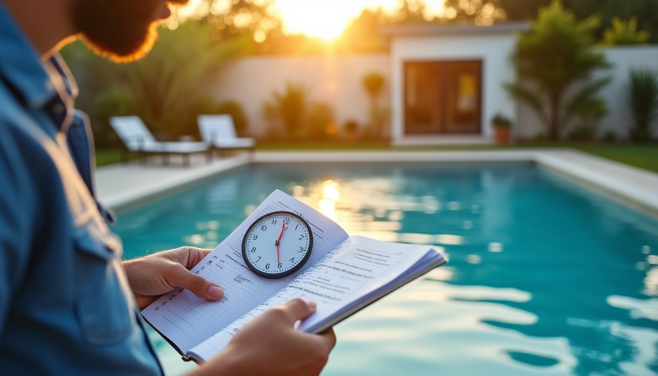 Illustration: Comment déterminer la durée optimale pour faire tourner la pompe de piscine ?