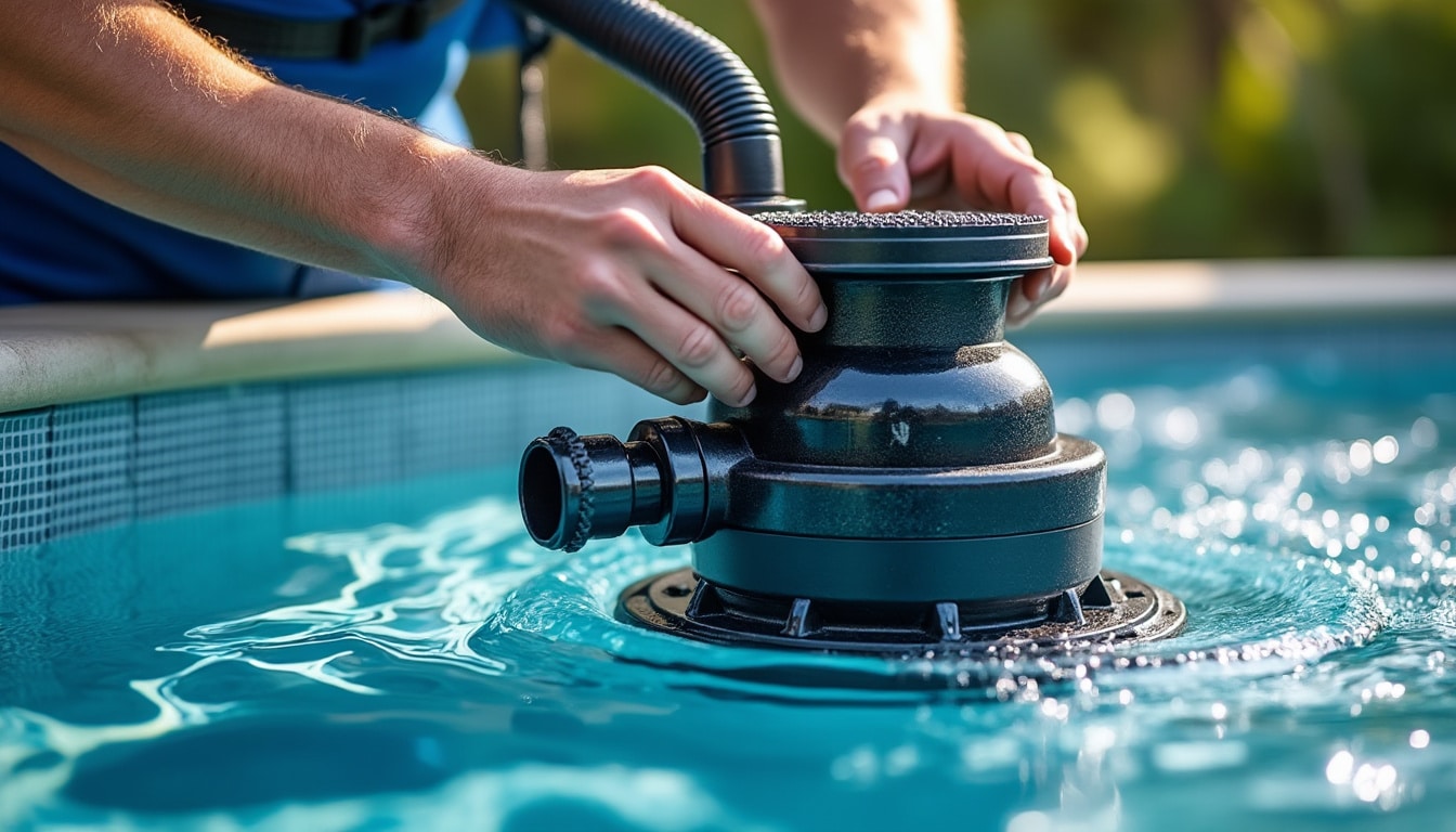 Illustration: Comprendre l’amorçage d’une pompe de piscine et son fonctionnement