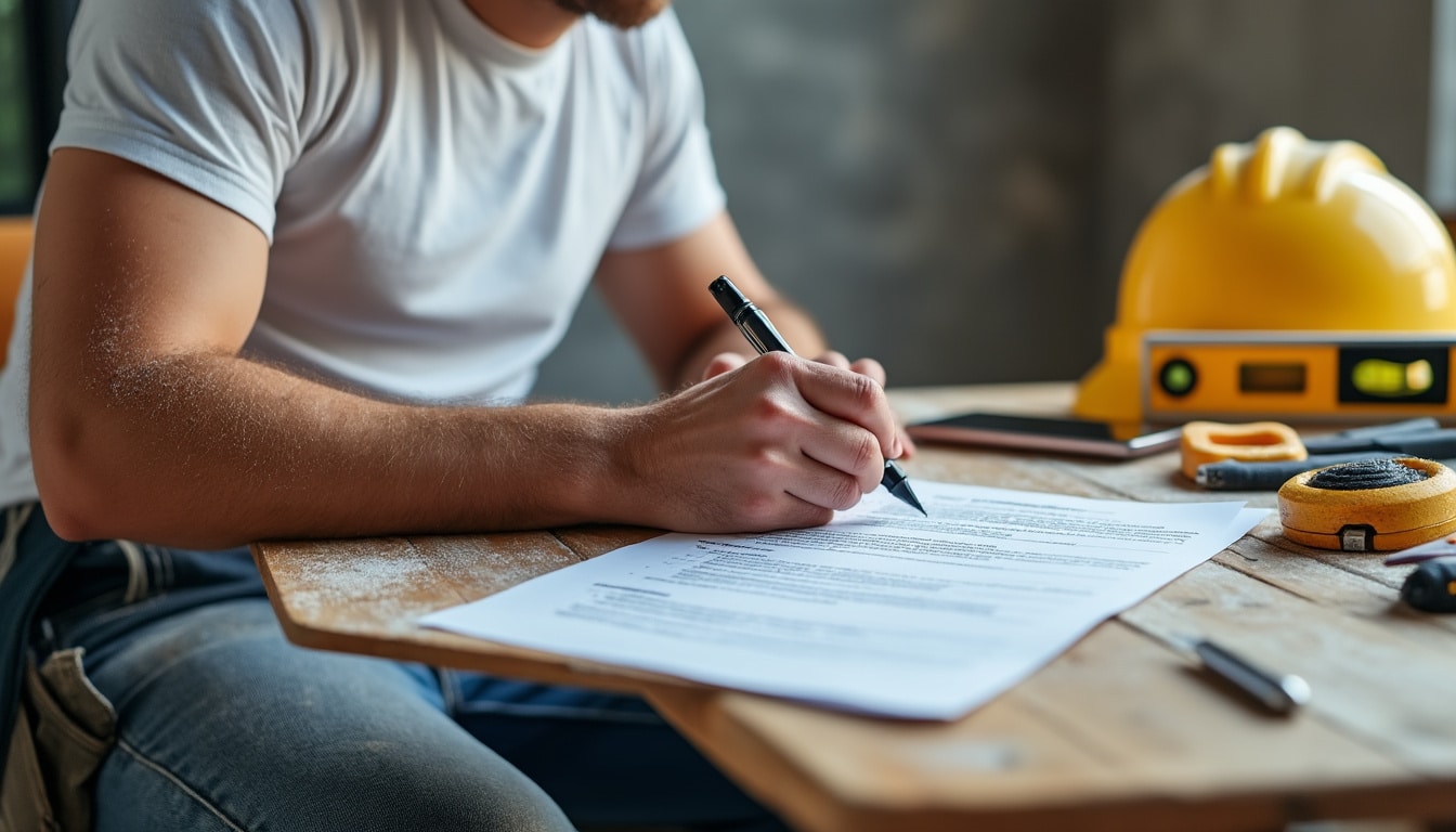 Illustration: Structure type d’un CV de maçon : les rubriques essentielles