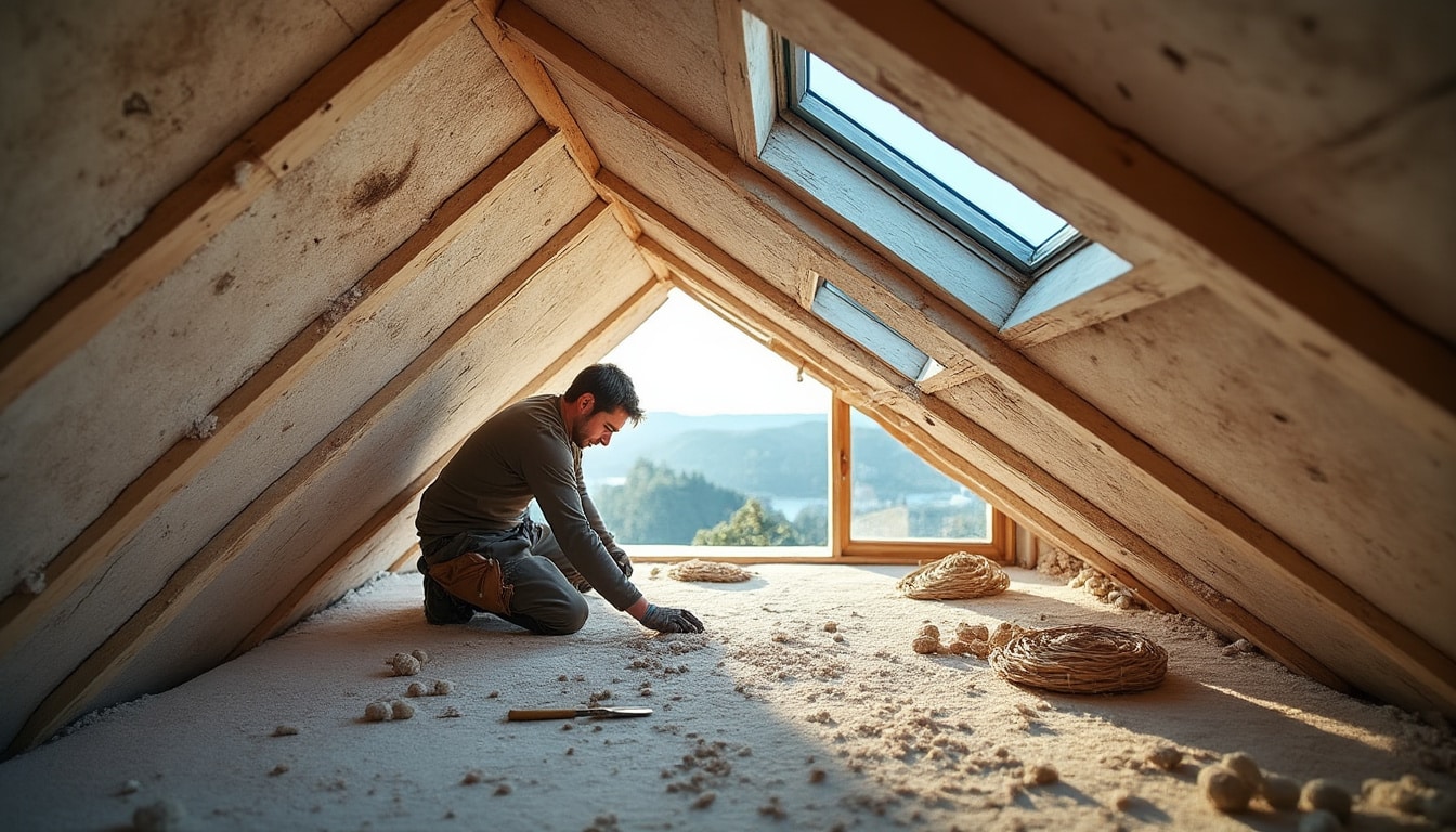 Illustration: Définition et principe de l’isolation de toiture par l’intérieur