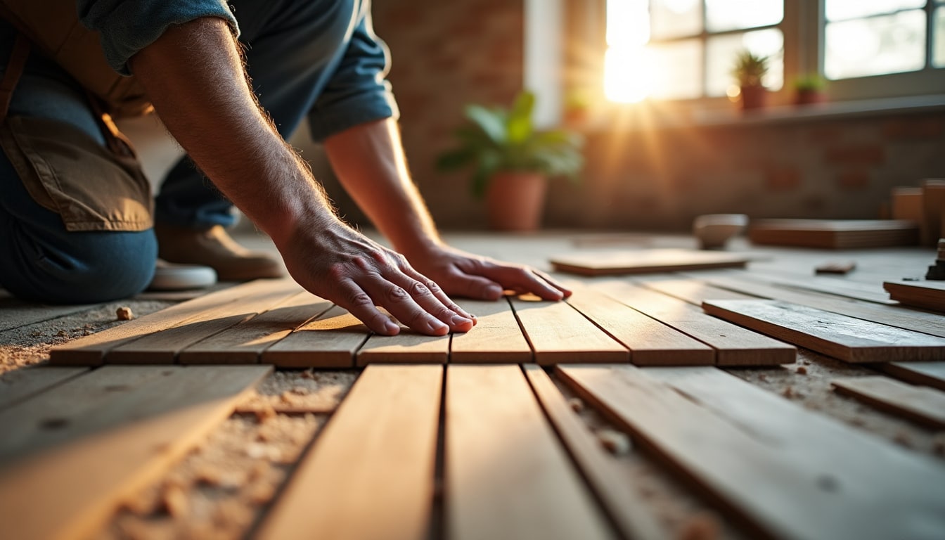Illustration: Définition du type de pose du parquet et ses enjeux