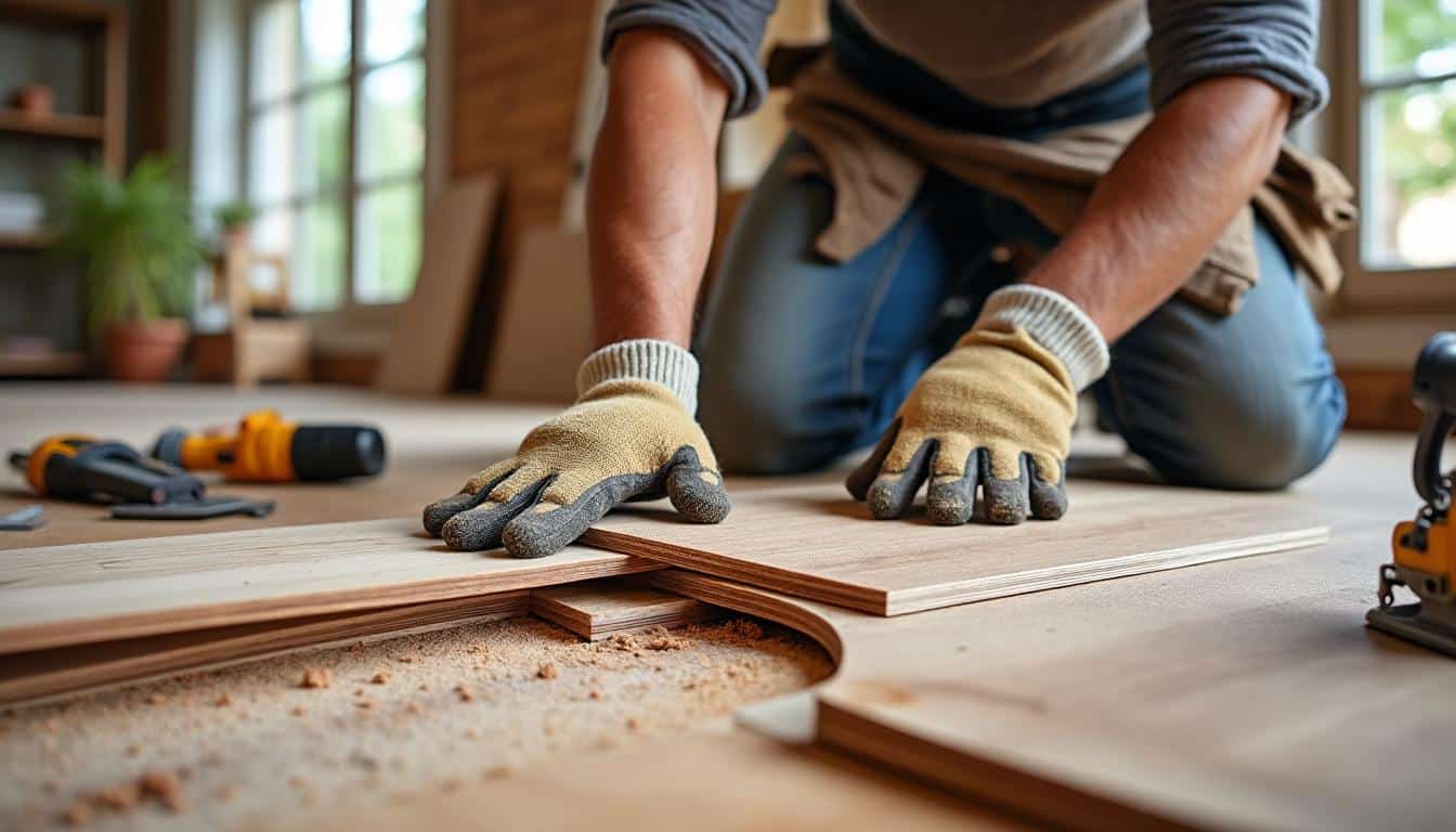Illustration: Les méthodes de pose du parquet massif : techniques et cas pratiques