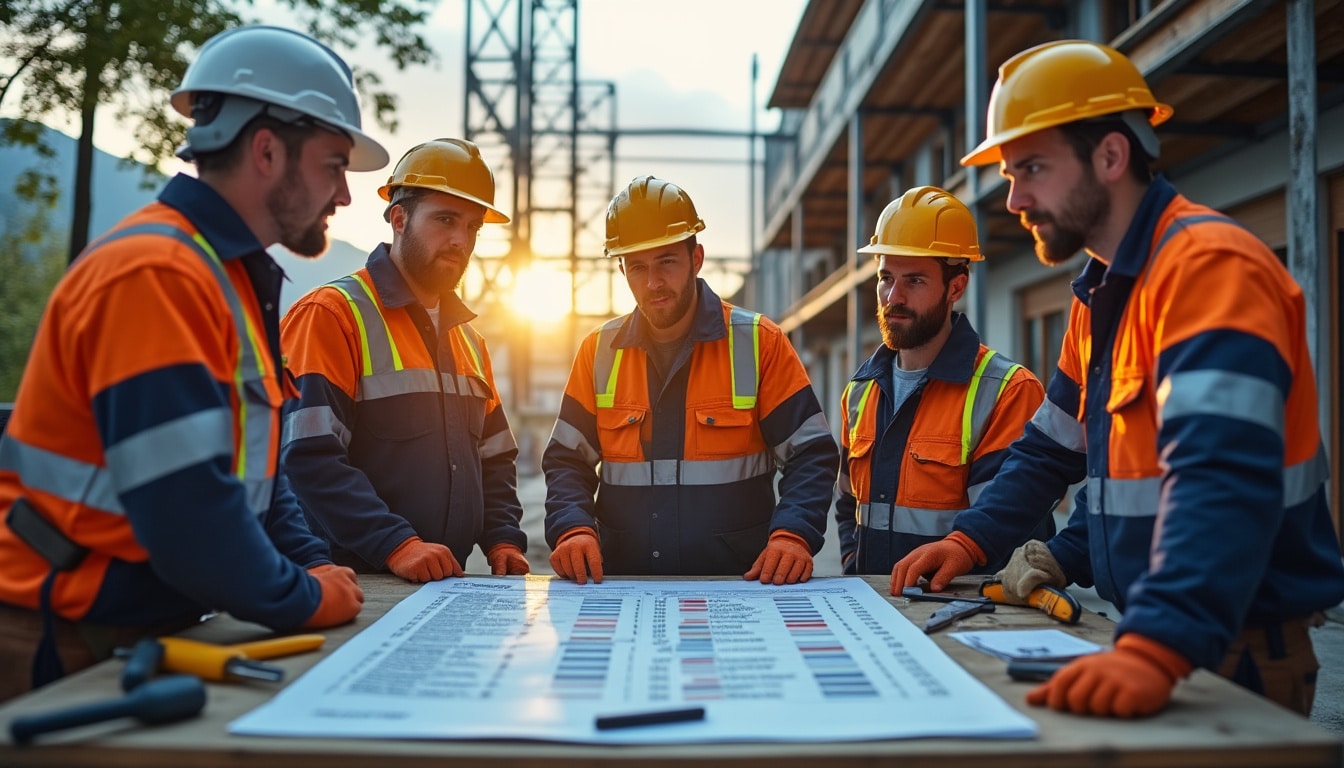 Illustration: Grilles de salaire et montants pour un maçon en Suisse