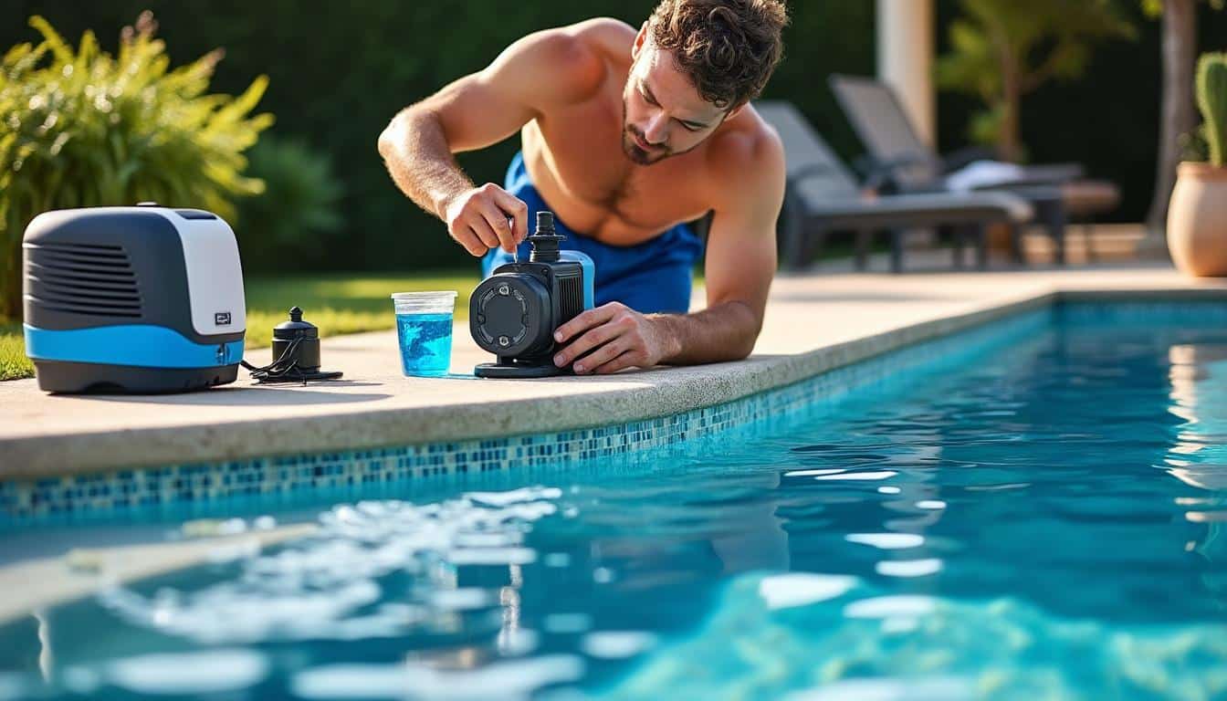 Illustration: Préparer et sécuriser l’amorçage de la pompe de piscine avec filtre à sable : le guide pratique