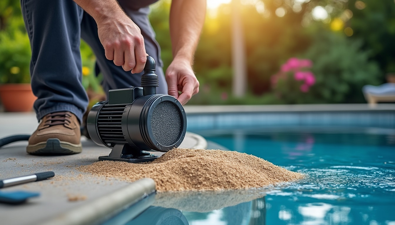 Illustration: Choisir et entretenir une pompe à sable pour piscine : conseils d’experts