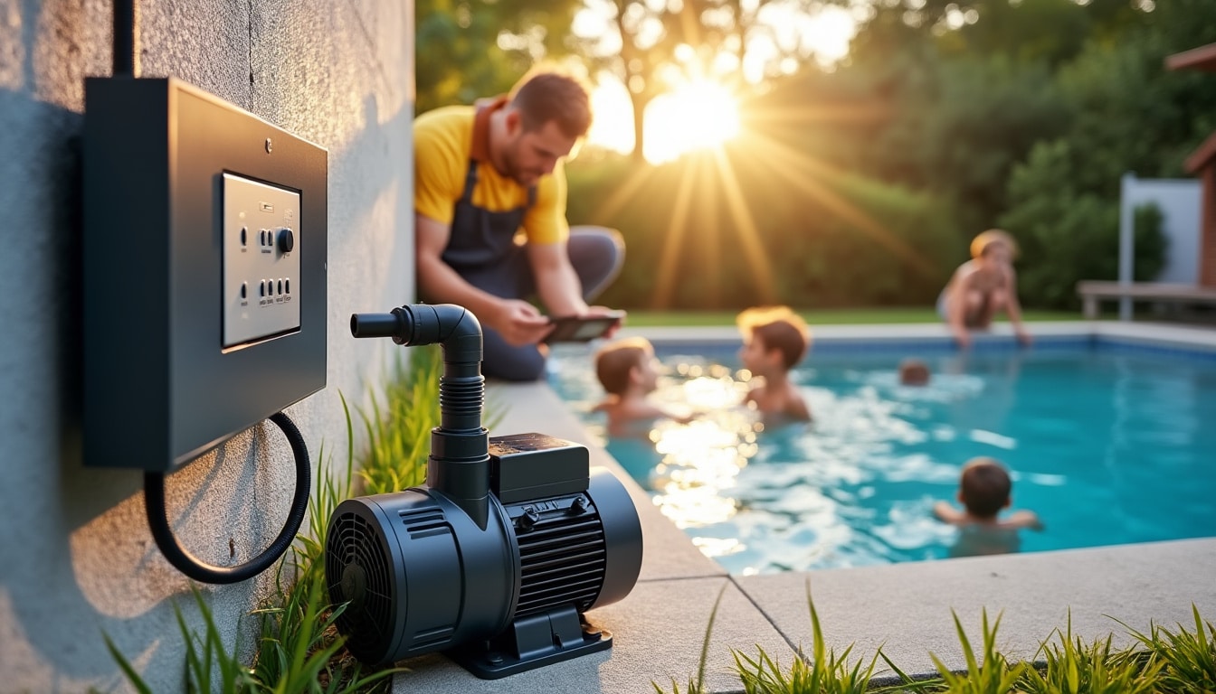 Illustration: Comprendre la consommation d’une pompe de piscine et son rôle essentiel