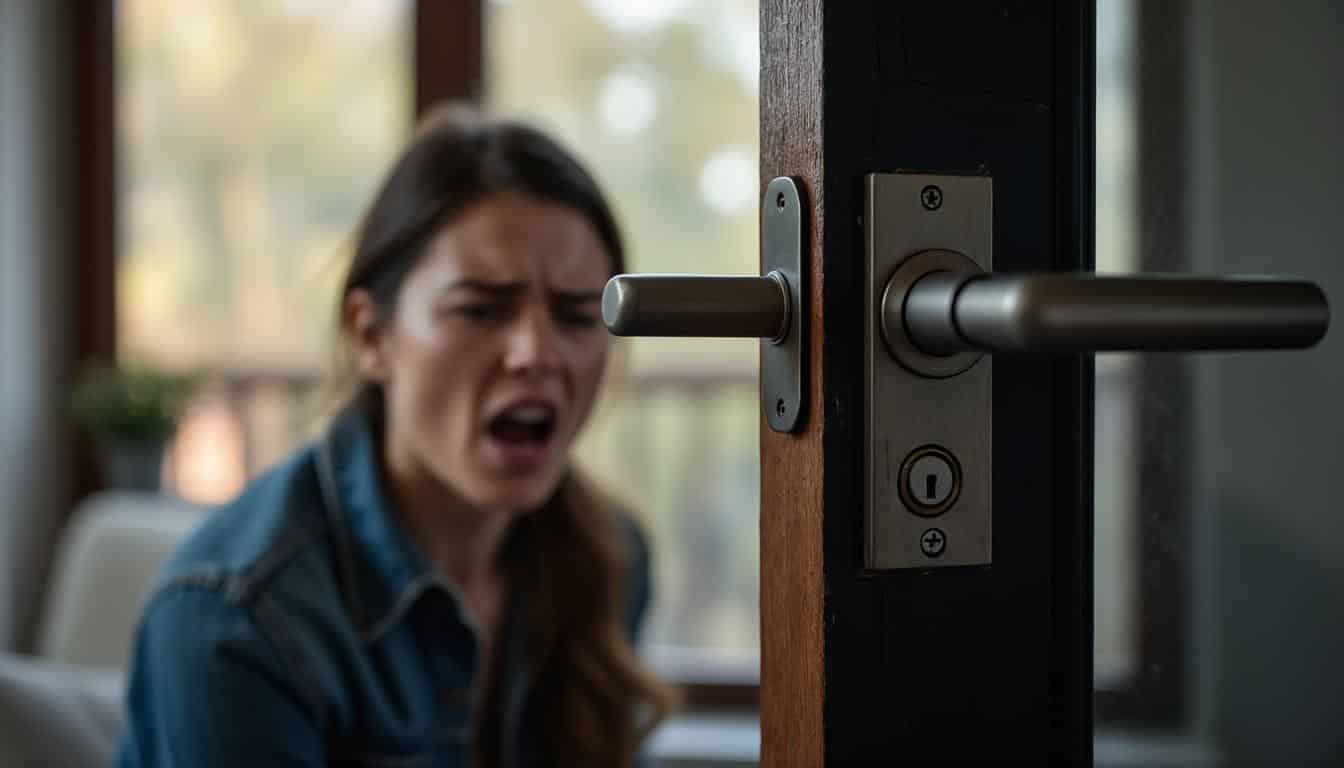 Illustration: Pourquoi la clé est-elle difficile à tourner dans une porte blindée ? Origines et diagnostic