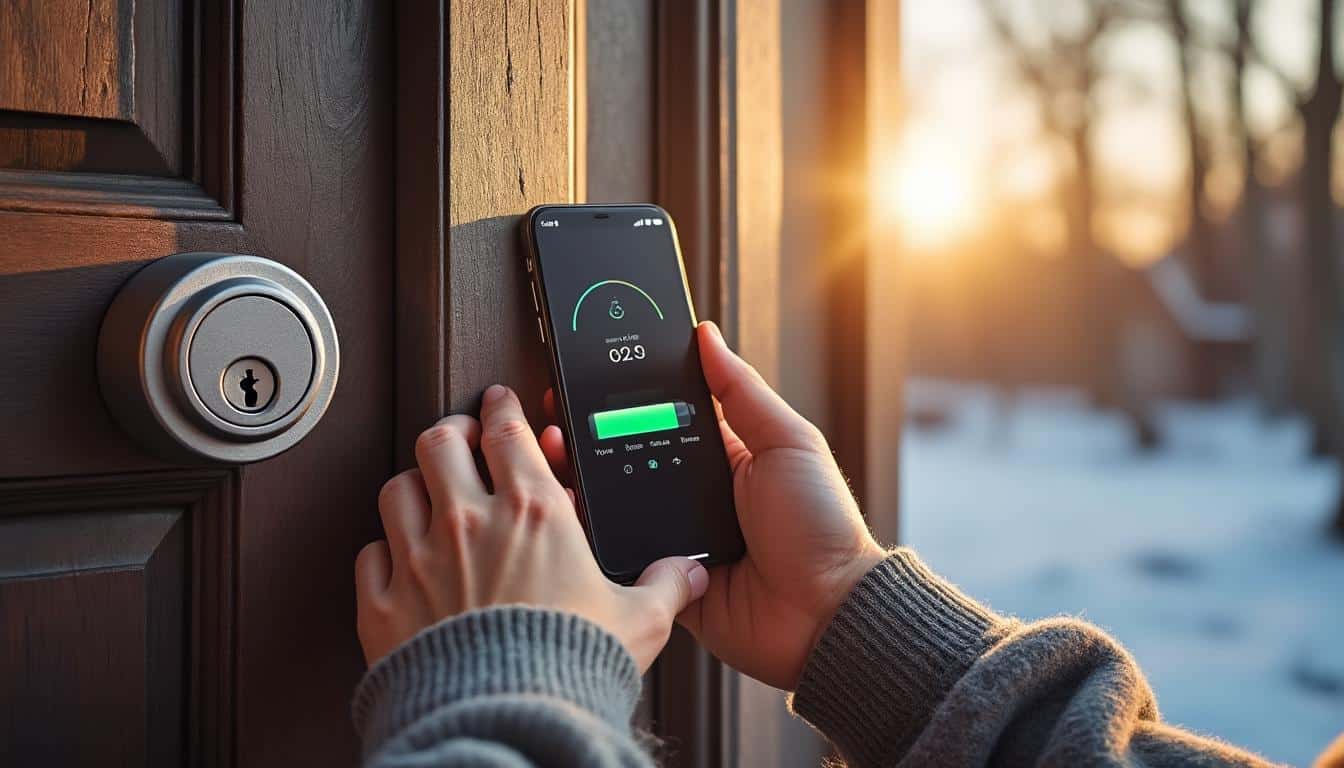 Serrure connectée : optimiser la batterie et l’autonomie hivernale