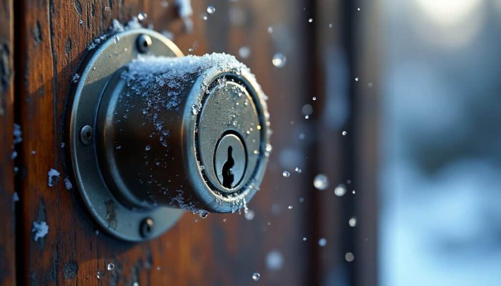 Serrure connectée : dysfonctionnement en cas de froid extérieur