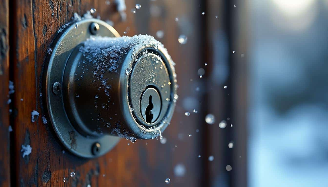 Serrure connectée : dysfonctionnement en cas de froid extérieur