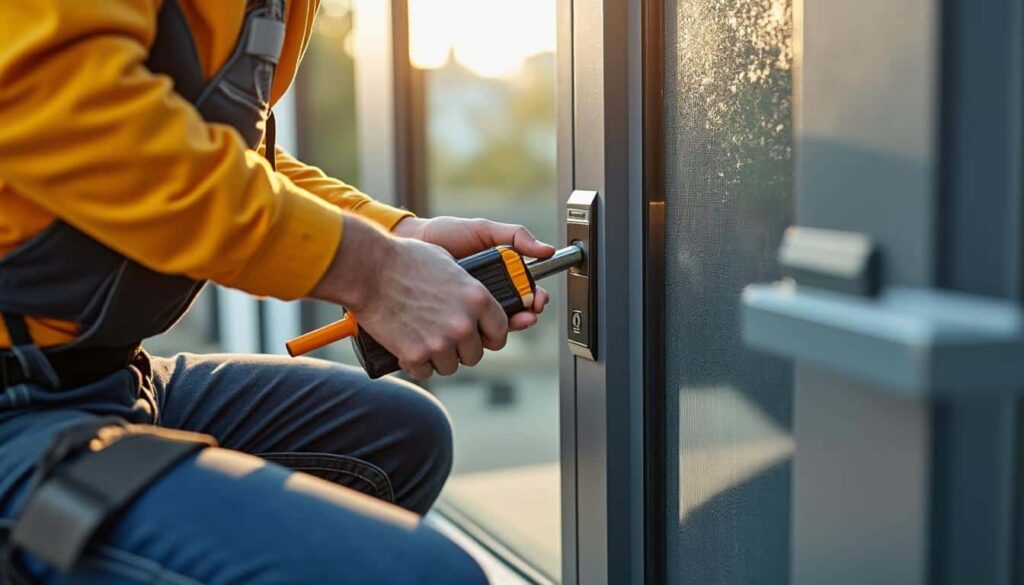 Serrure connectée pour installation sur porte alu : guide complet et conseils