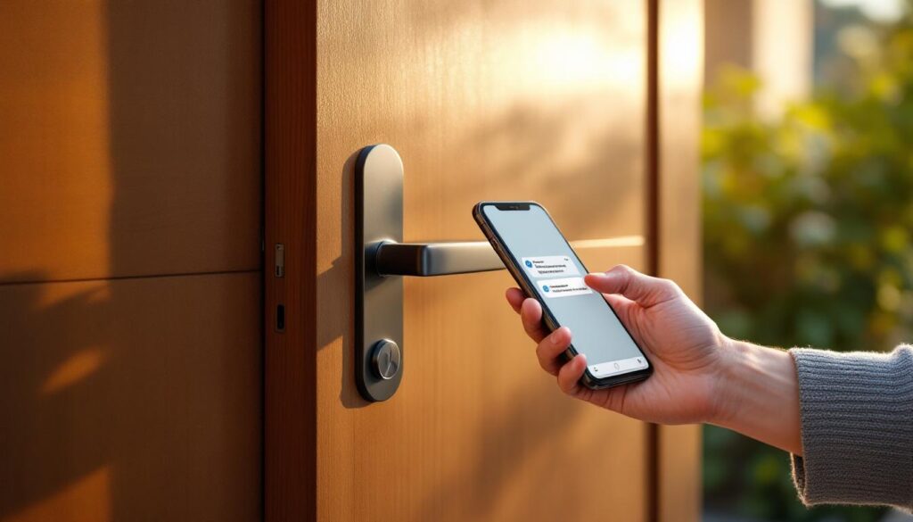 Serrure connectée avec partage d’accès temporaire : sécurité et contrôle