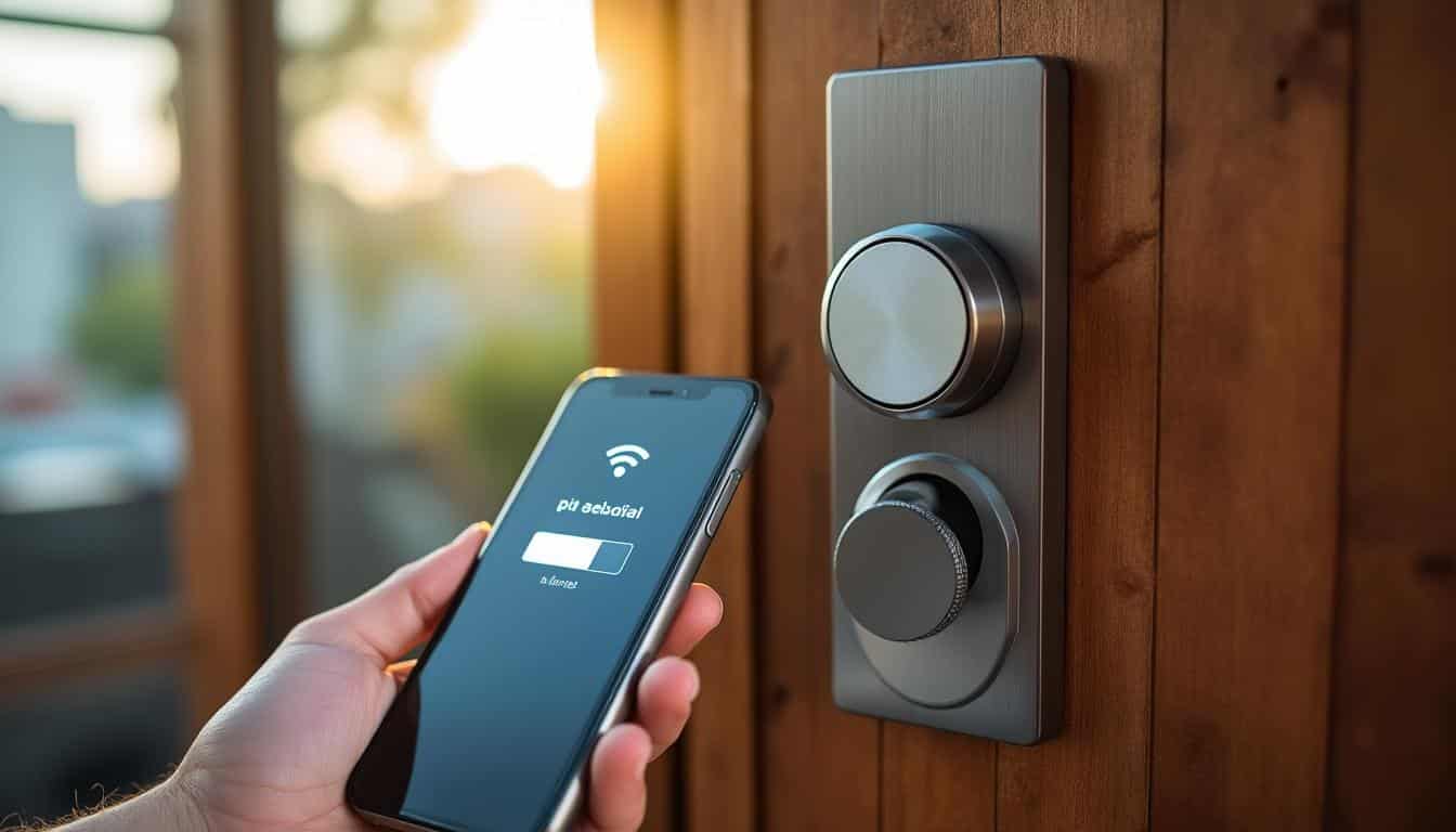 Illustration: Comprendre le fonctionnement d’une serrure connectée face à la pile faible et au signal
