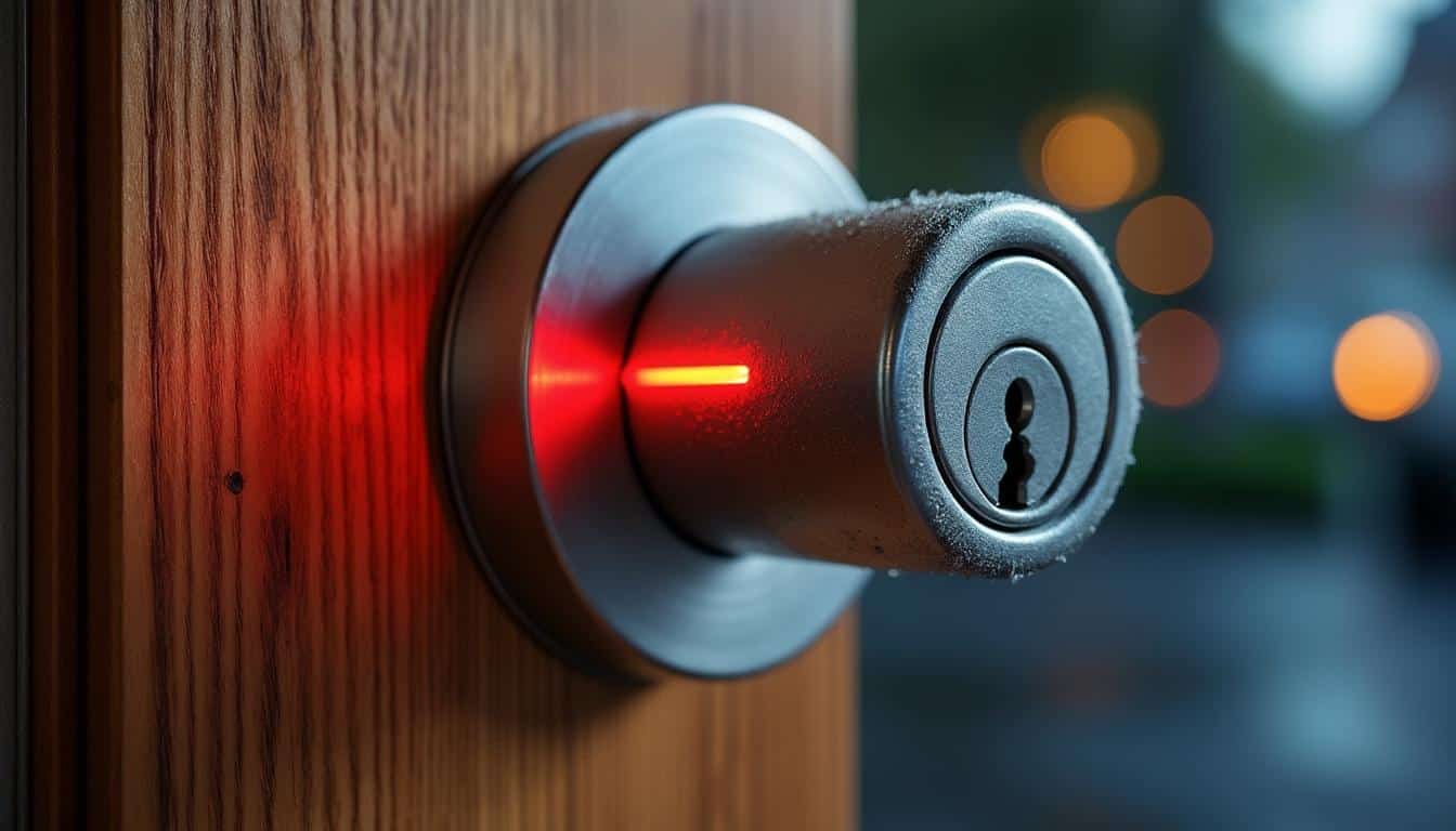 Serrure connectée à pile faible ou signal faible : risques et solutions