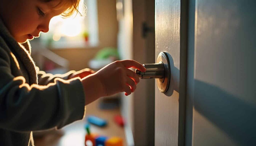 Serrure connectée pour la sécurité des enfants : prévention des accidents à la maison