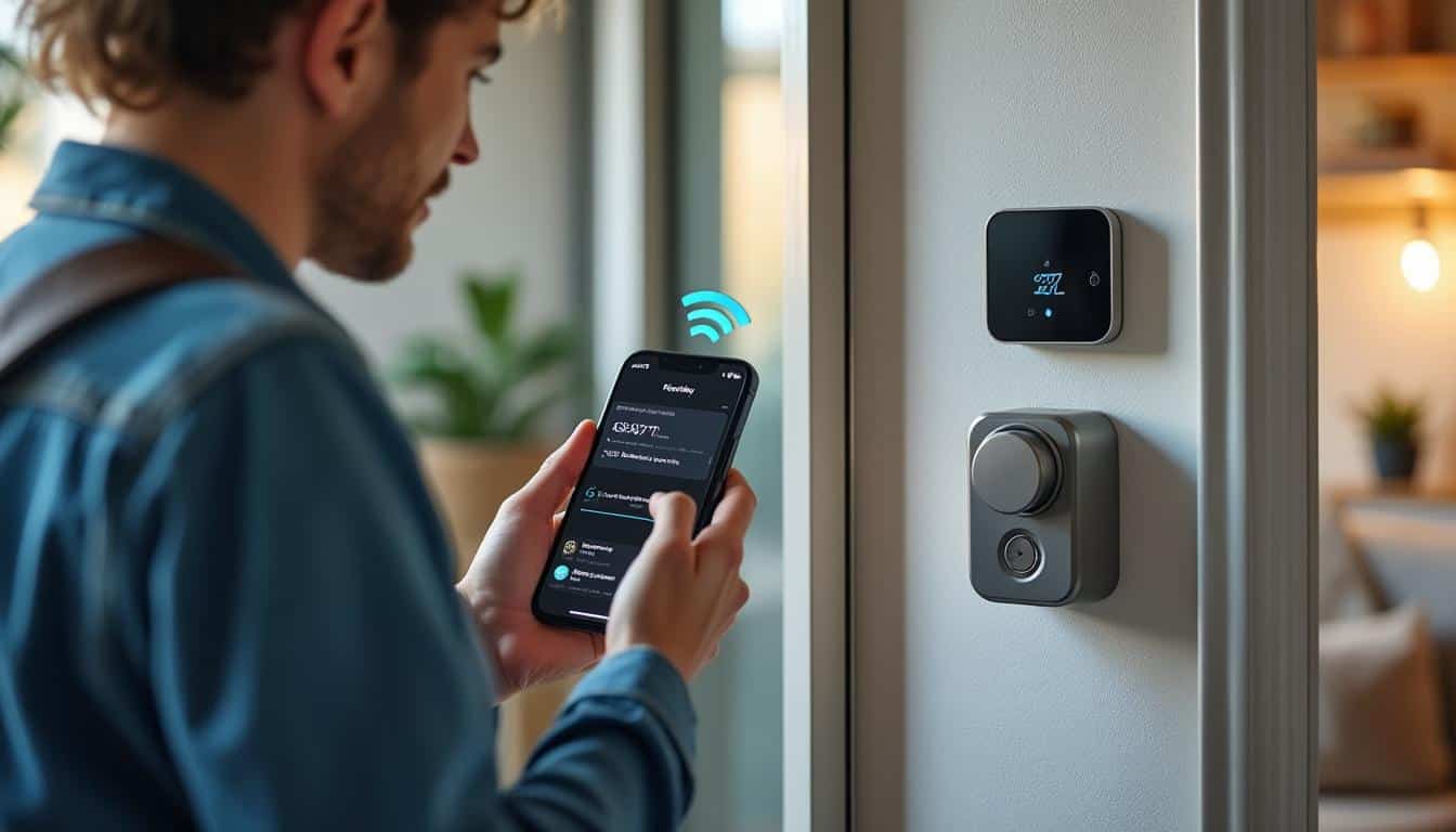 Illustration: Identifier les causes principales de la déconnexion fréquente sur une serrure connectée WiFi