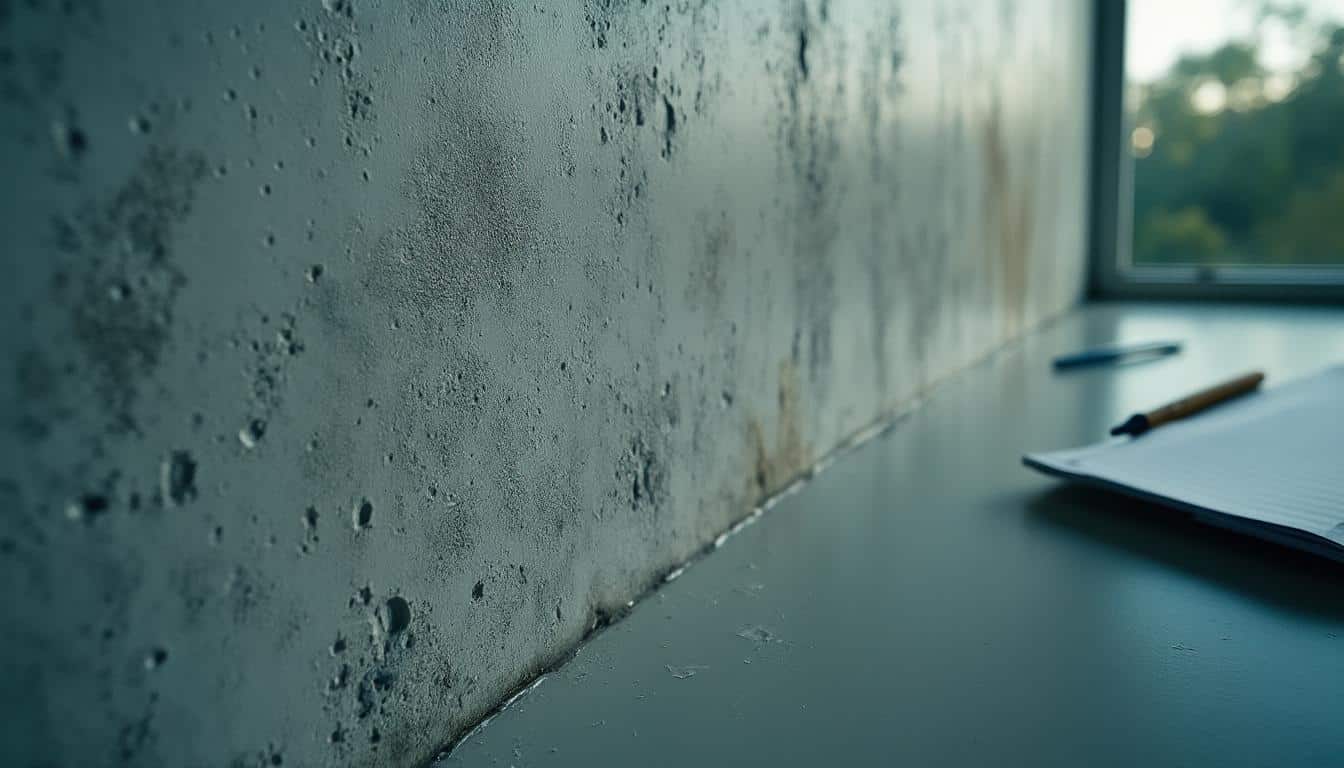 Que faire en cas de moisissure visible sur une cloison placo ?