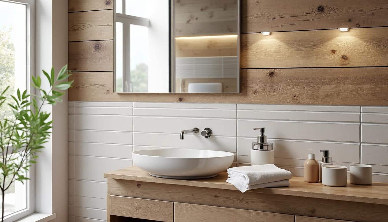 Illustration: Comprendre les caractéristiques et matériaux du lambris pour la salle de bain