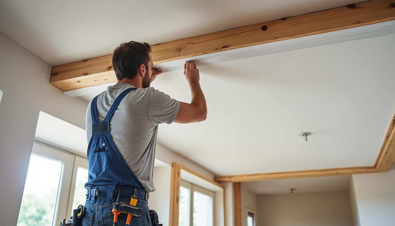 Illustration: Pourquoi choisir le lambris PVC pour un plafond durable et esthétique ?