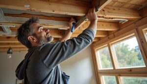 Pose du lambris PVC plafond sur tasseau : guide complet et conseils