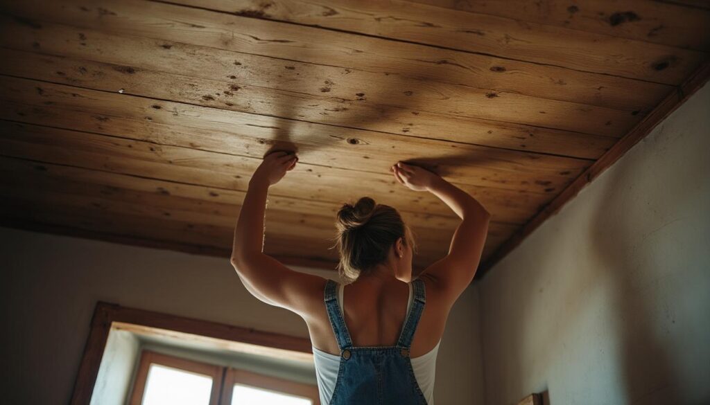 Recouvrir un plafond en lambris : méthodes et conseils pratiques