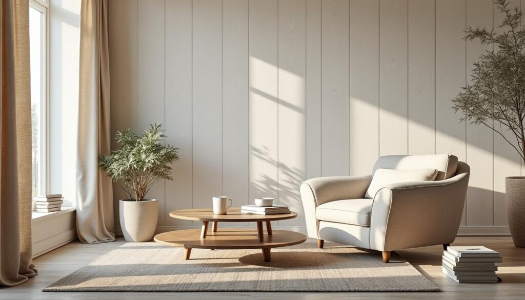 Lambris cérusé : charme naturel et luminosité pour vos murs