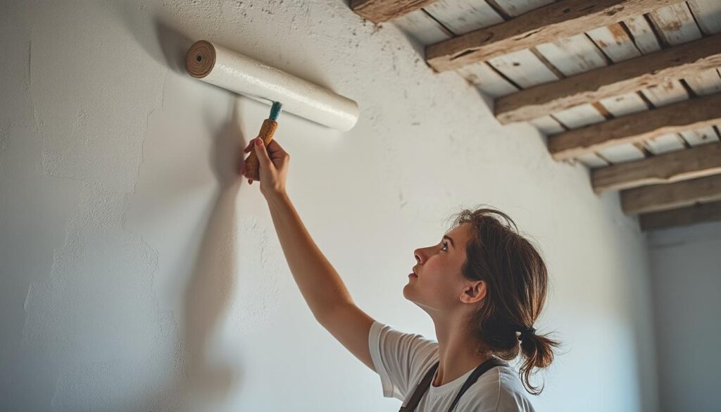 Peindre un plafond en lambris vernis sans poncer : guide complet