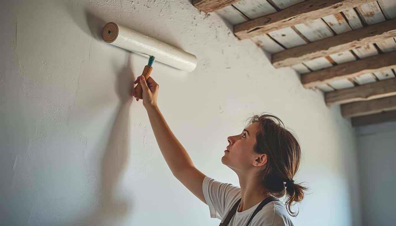 Peindre un plafond en lambris vernis sans poncer : guide complet