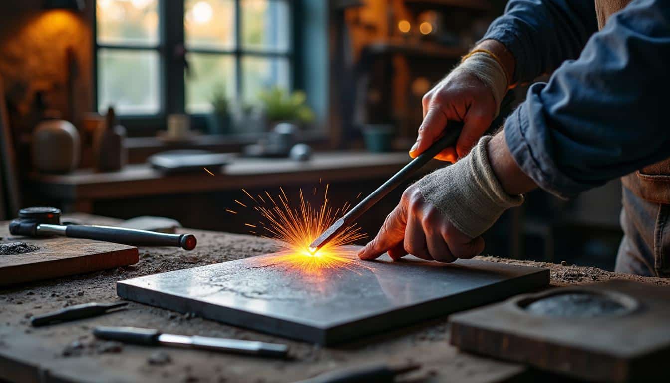 Illustration: Comprendre les bases du travail avec le métal zinc