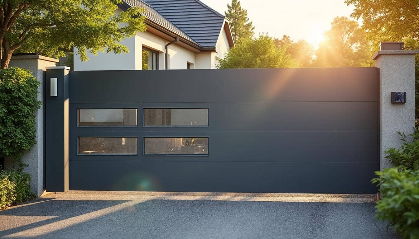 Portail motorisé solaire : autonomie et installation simplifiée