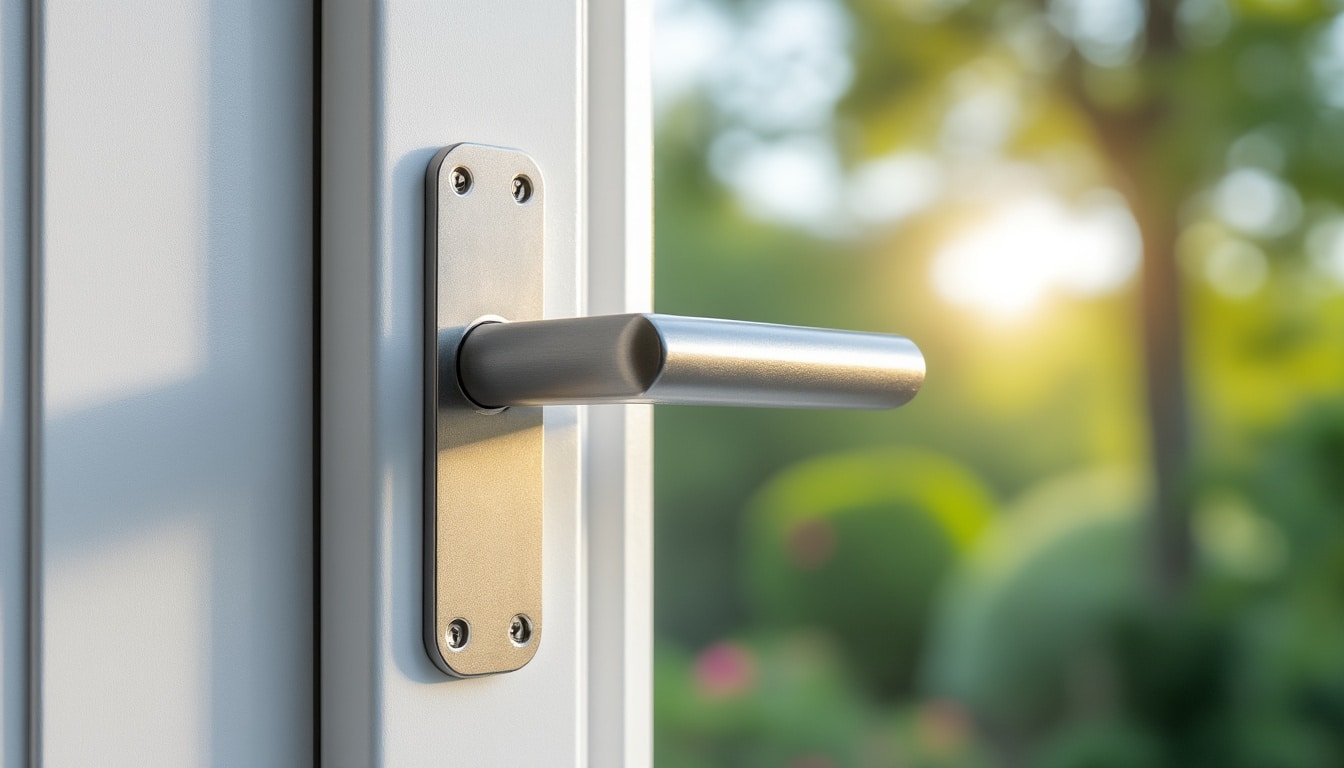 Illustration: Comprendre le rôle essentiel de la crémone sur une porte fenêtre en PVC