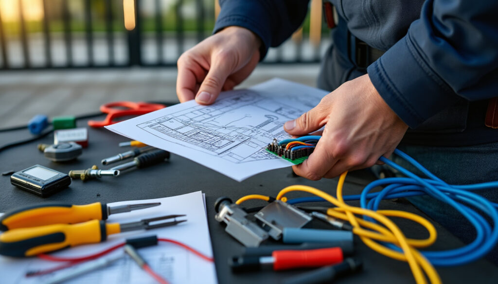 Branchement du schéma électrique du portail Came : guide complet
