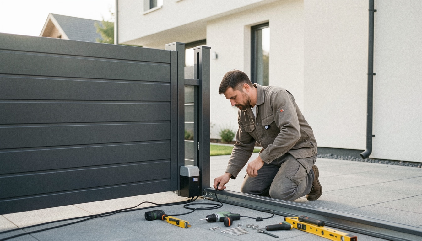 Installer un portail coulissant motorisé sans erreur