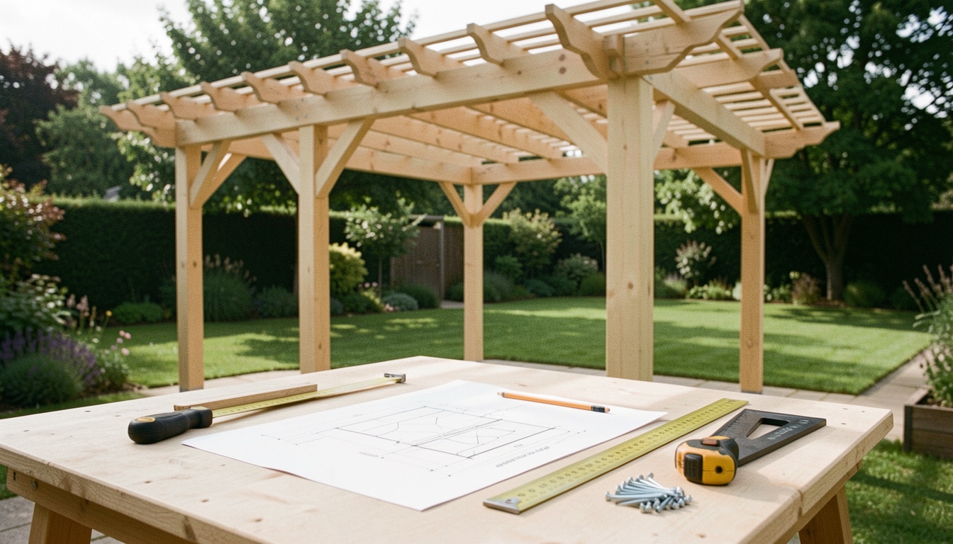 Plan de pergola en bois en PDF pour bien construire