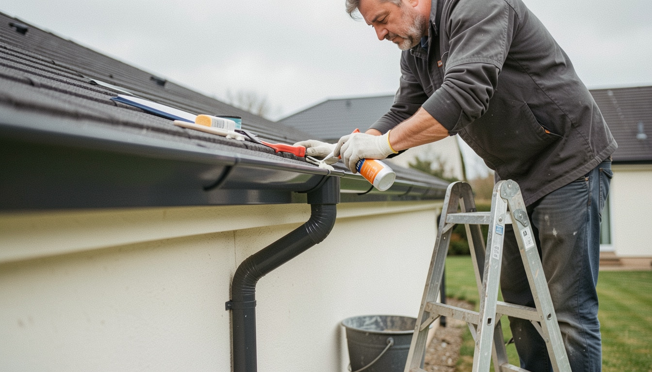 Réparer une gouttière qui fuit sans aggraver les dégâts
